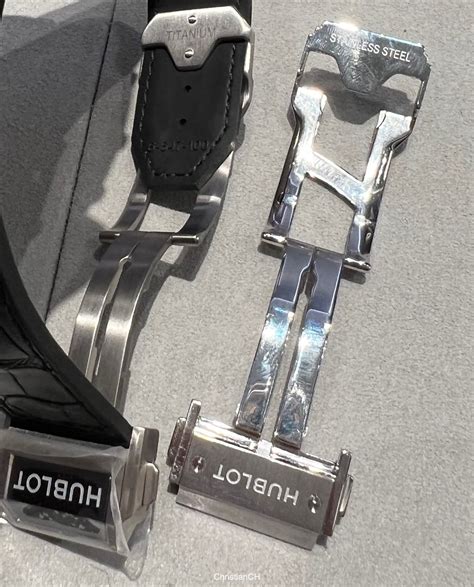 hublot watch belts|hublot watch strap with clasp.